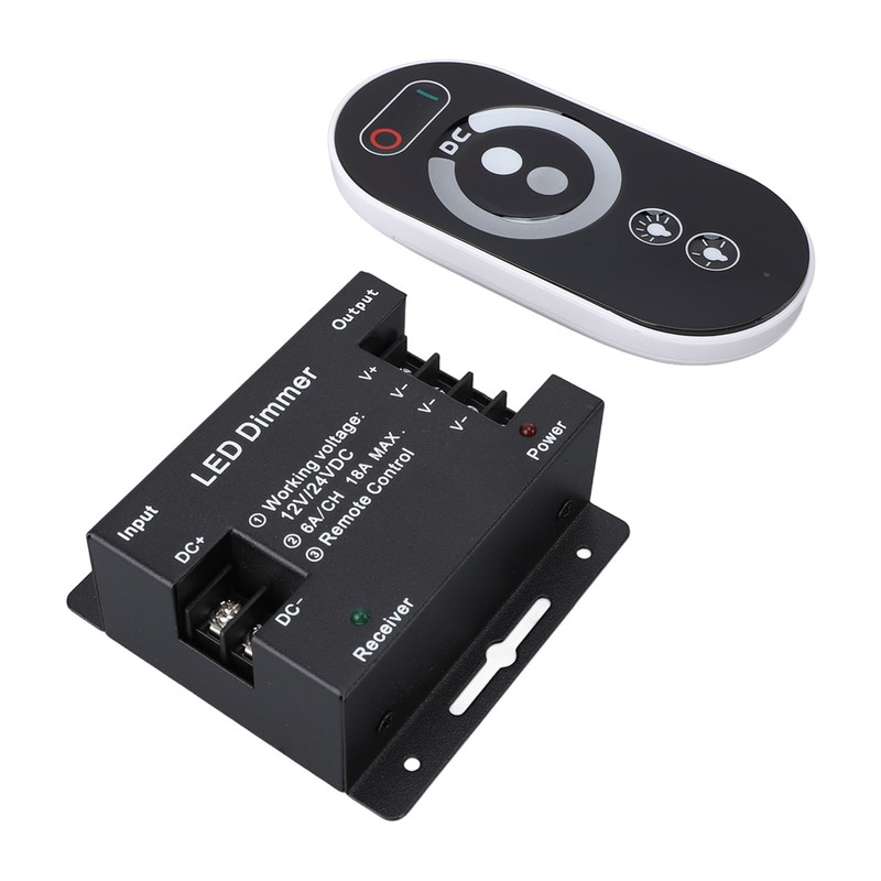 Dimmer Switch DC 12V‑24V 18A PWM LED Light Strip Dimmer