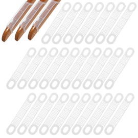100 Pcs Clear Clothes Hanger Grips Non-slip Rubber Strips Clear Hangers for Clothes for Wood Plastic Hangers Home Stores Usecs