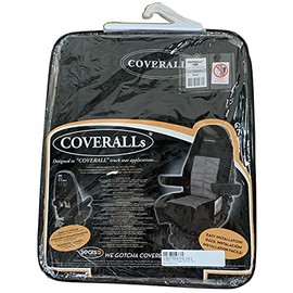 Seats Inc. Coveralls-Mid Back Black/Black (182704XN1161), Gray, 188900MW65