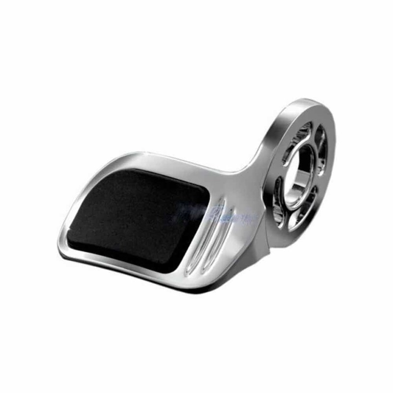 TDR Pair 1" Spike Chrome Hand Grips with Throttle Boss