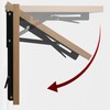 AMBOJIE Folding Shelf Brackets - 12 Inch 2 Pcs Heavy
