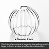 Clear Glass Shade,Replacement Globe & Cover for Lighting Fixture, 8"
