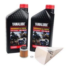 Tusk 4-Stroke Oil Change Kit Yamalube All Purpose 10W-40 Compatible with Yamaha YZ450F 2010-2013