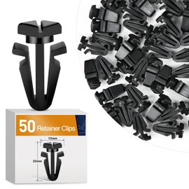 GOOACC 50 piezas de clip de retención de rejilla para Nissan 01553-03831 200SX, Axxess, Frontier, Maxima, Pulsar NX, Sentra, Stanza, Xterra, J30, M30, QX4