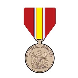 National Defense Service Medal Decal 6 Inch
