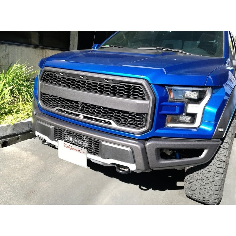 iJDMTOY Lower Grille Insert Mount License Plate Bracket Relocation Kit