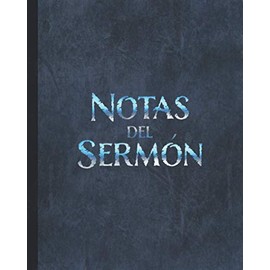 Notas del Sermon (ICY) | Libreta Para Apuntes | Cuaderno Religioso | Diario Cristiano de Sermones (Spanish Edition)