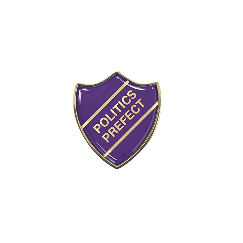 Capricornone Politics Prefect Purple School Shield Badge