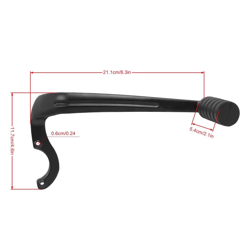 BAIONE Motorcycle Heel Shifter Gear Shift Lever Pedal Replacement for