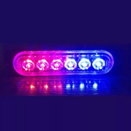 POLLITO DIABLO 1par Lateral Faro Led Barra Estrobo Patrulla 16 Función Moto