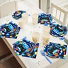 96Pcs 10th Birthday Video Game Party Supplies Blue 10th Plates