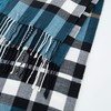 CALVIN & OLIVIA Ultra-Soft Winter Cashmere Feel Scarf Plaid Multi-Color