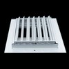 Fits 8x4 Duct Opening Aluminum 3-Way Adjustable Air Supply Grille