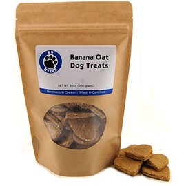 K9 Bytes Banana Oat Grain Free Dog Treats 7 Oz (Banana Oat Grain)
