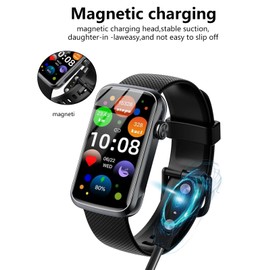 UYRUREL [2-Pack] for Fempoin T31 Multi Sport Smartwatch Magnetic USB Charging Cable, 2 Pin Cord Charger for Smart Watch.