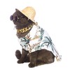 Impoosy Hawaiian Dog T Shirts Pet Summer Clothes Cat Sunglasses