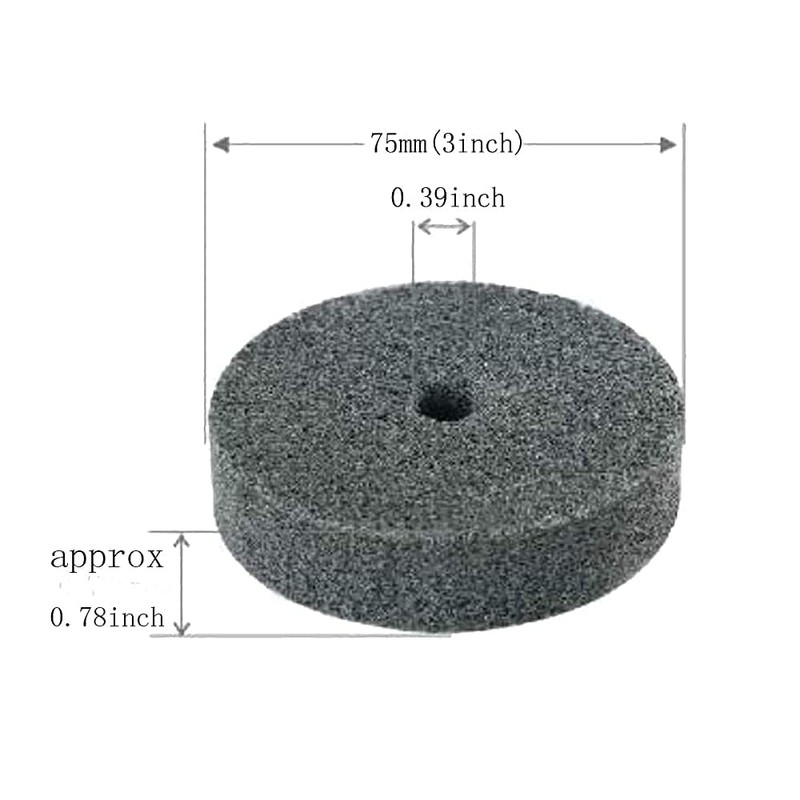 𝐋𝐮𝐨 𝐤𝐞 5 Pcs 3'' Fiber Buffing Wheel - 3/8''
