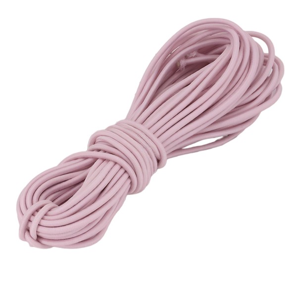 Leliafleury 10 Meter Light Pink Elastic Cord 2.5mm Elastic String
