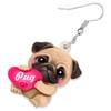 DALANE Valentine's Day Gifts Acrylic Pug Dog Earrings Dangle Drop