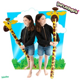 Deluxebase Inflatimals Giraffe Giant Inflatable Sea Animal Inflatable Toy Perfect Inflatable Party Gift or Party Decoration for Kids