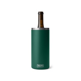 YETI Rambler Wine Chiller, Fits Most Wine Bottles, Black Forest Green