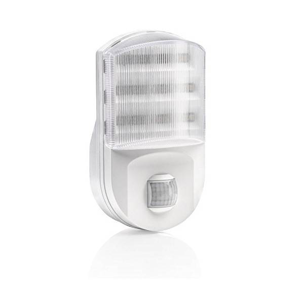 Auraglow Super Bright Plug in PIR Motion Sensor Hallway Living Aid Safety LED Night Light