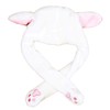 TRAX SHOP Animal Hat with Moving Ears, Kigurumi, Plush Toy,