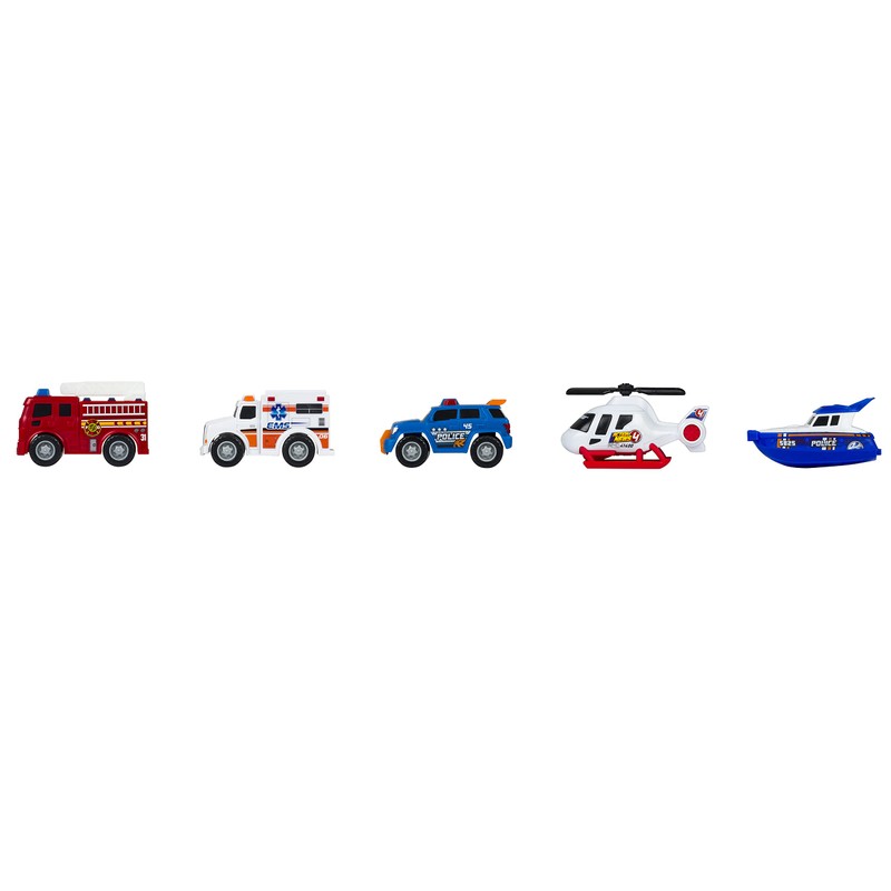 Nikko 20383 Mini Vehicles Rescue and Safety Set