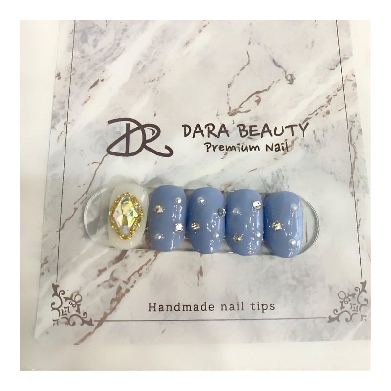 Dara Beauty January Art of the MonthStone Pearl Nail❣ /