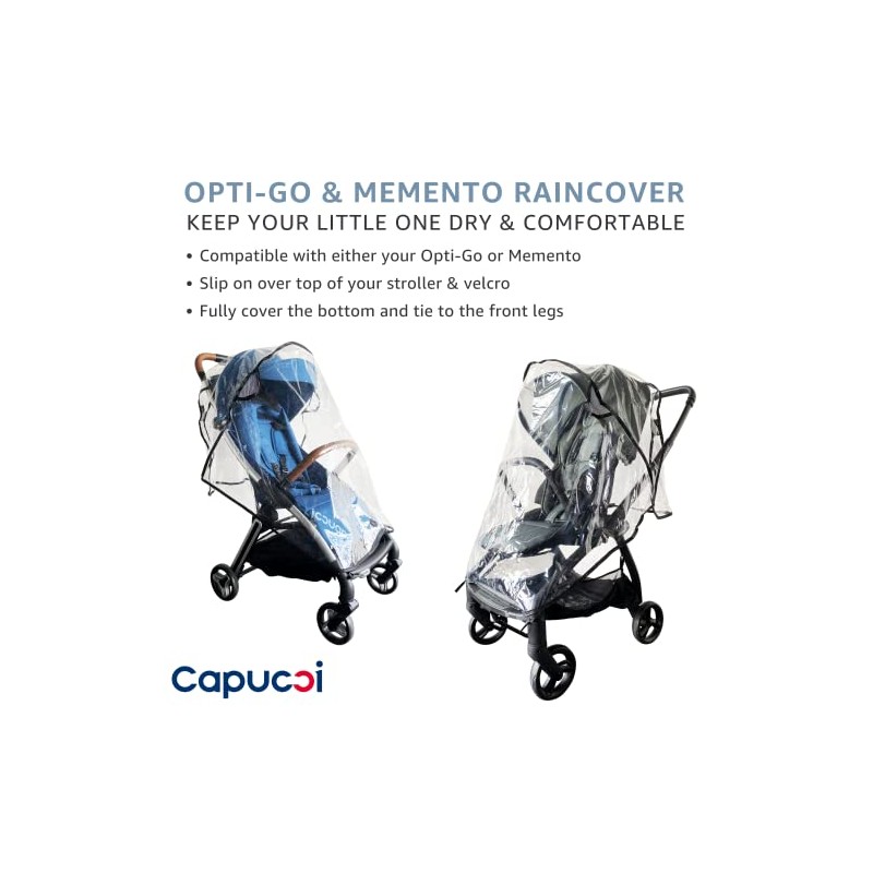 Capucci Waterproof Raincover for Opti-Go & Memento Stroller