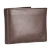 LINDENMANN Men's Leather Wallet Brown, dark brown