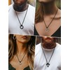 FaithHeart Viking Rune Necklace for Men and Women, Mobius Necklace