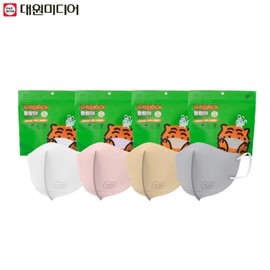 DAEWON MEDIA Muzik Tiger KF94 Mask 25ea, Size#$%Color:M-White