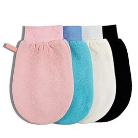 Exfoliating Mitt For Body Scrub Exfoliator Glove Revive Glow Keesa Exfoliate Bath Korean Deep Gloves Shower Dead Skin Remover Scrubber Exfoliation