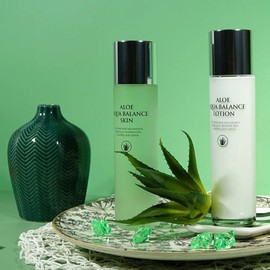 Aloe Moisturizing and revitalizing tired skin 1 women's skin + 1 lotion / 알로에 지친피부 수분보습 생기부여 여성 스킨1+로션1