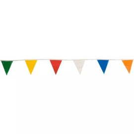Presco Standard Pennant Flags: 60 ft. (Alternating 6 Colors)