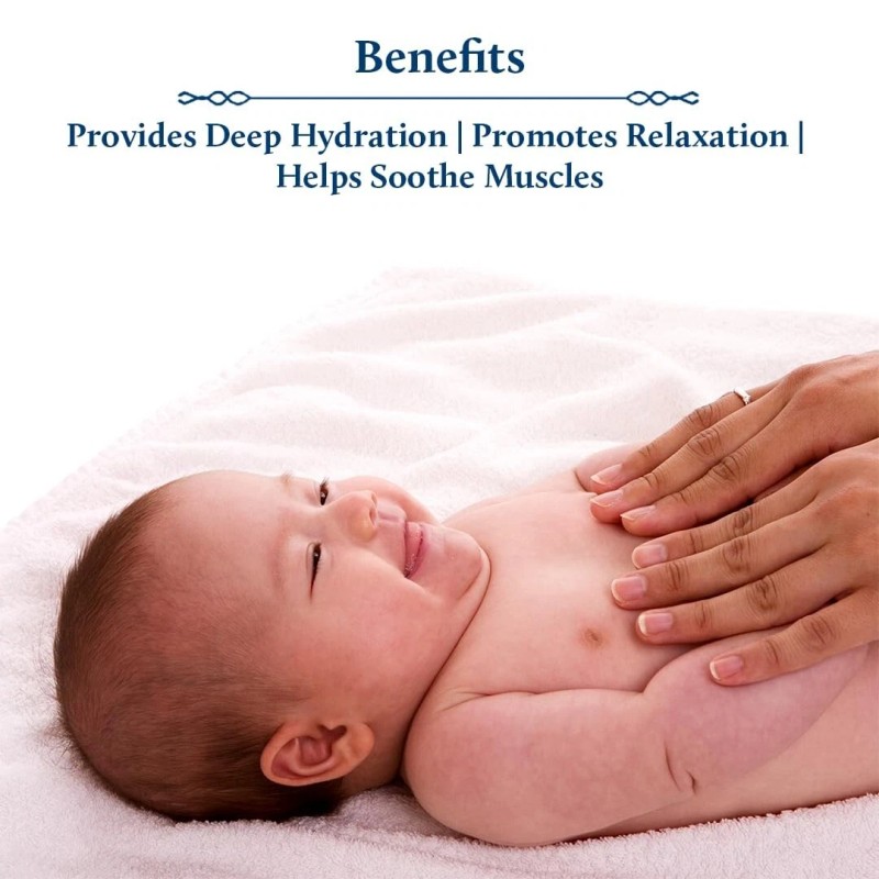 Health Smart Baby Oil Moisturizing Massage Oil (2) 8oz Bottles
