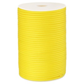 PATIKIL 328FT 550 Paracord, 7 Strand Parachutes Cord Spool 4mm Survival Strong Rope String for Camping Hiking Fishing, Yellow