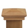 4x4 Wood Pyramid Post Cap by Captiva - One-Piece Miterless