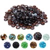Skyflame 10-Pound Fire Glass Beads for Fire Pit Fireplace, 1/2-Inch