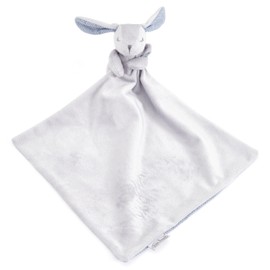 Minidream Baby Comforter - Cuddle Cloth Blanket - Soft Plush Baby Muslin Cloth Bunny Comforter - Newborn Baby Gift (Blue)