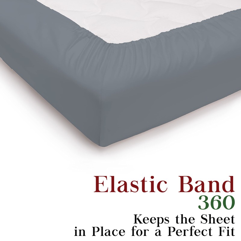 Rohi Double Fitted Sheet 10” (25 cm) – Easy Care