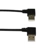 CERRXIAN 9Inch Mini USB Cable Combo Mini USB Right Angle