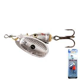 Blue Fox Classic Vibrax 04 Wildeye Tackle, Silver Shiner, 3/8 (60-40-800IC)