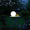 @tec Wireless Solar LED Ball Lamp, Warm White, 30 cm