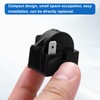 MECCANIXITY 3pcs PTC Refrigerator Starter Relay, 15 Ohm 2 Pin