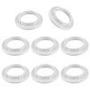 iTYOOS 8-Piece Lamp Adapter Ring Set - Metal Shade Collar