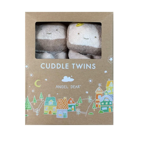 Angel Dear Toast Twin Set Blankies Box.