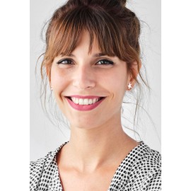 Sofia Milani - 20618 Women's Earrings 925 Silver - Flower Stud Earrings.