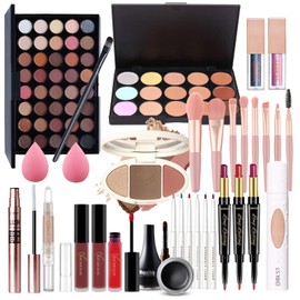 CHSEEO Make-Up Set Cosmetics Vanity Case Cosmetic Gift Set Eyeshadow Lip Gloss Concealer Palette Powder Lipstick Makeup Palettes for Face, Eyes and Lips #4